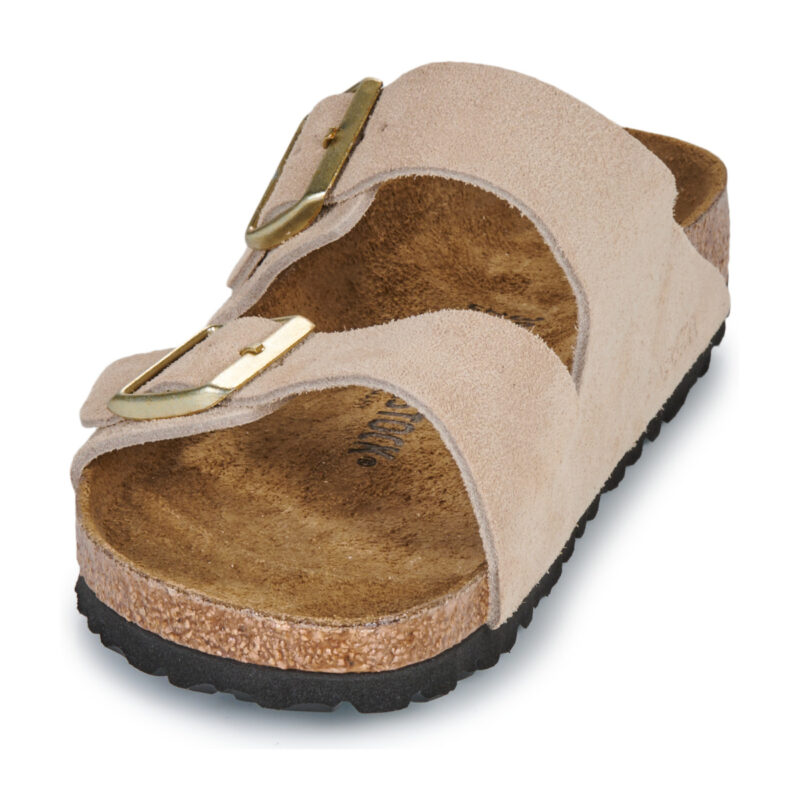 BIRKENSTOCK Arizona Beige Suede / Sandcastle / Stretta -  Ciabatta Donna - 3