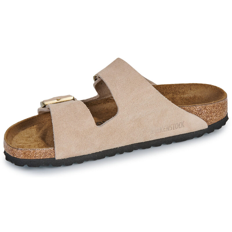 BIRKENSTOCK Arizona Beige Suede / Sandcastle / Stretta -  Ciabatta Donna - 4