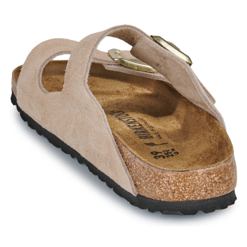 BIRKENSTOCK Arizona Beige Suede / Sandcastle / Stretta -  Ciabatta Donna - 5