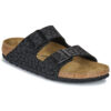 BIRKENSTOCK Arizona Nero Leo / Black / Stretto - Ciabatta Donna