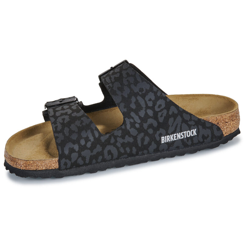 Birkenstock Arizona Leo / Negro / Pantufla estrecha negra para mujer - 4