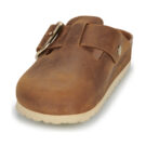 BIRKENSTOCK Boston Big Buckle Marrone / Pelle / Huilé / Cognac / Stretta / Regular Marrone Zoccoli Donna - 3