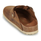 BIRKENSTOCK Boston Big Buckle Marrone / Pelle / Huilé / Cognac / Stretta / Regular Marrone Zoccoli Donna - 5