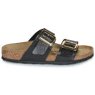 BIRKENSTOCK Sydney Cushion Buckle Leder / Braun / Lakritz / Schmal Schwarz Damen Clogs - 2