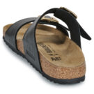BIRKENSTOCK Sydney Cushion Buckle Leder / Braun / Lakritz / Schmal Schwarz Damen Clogs - 5
