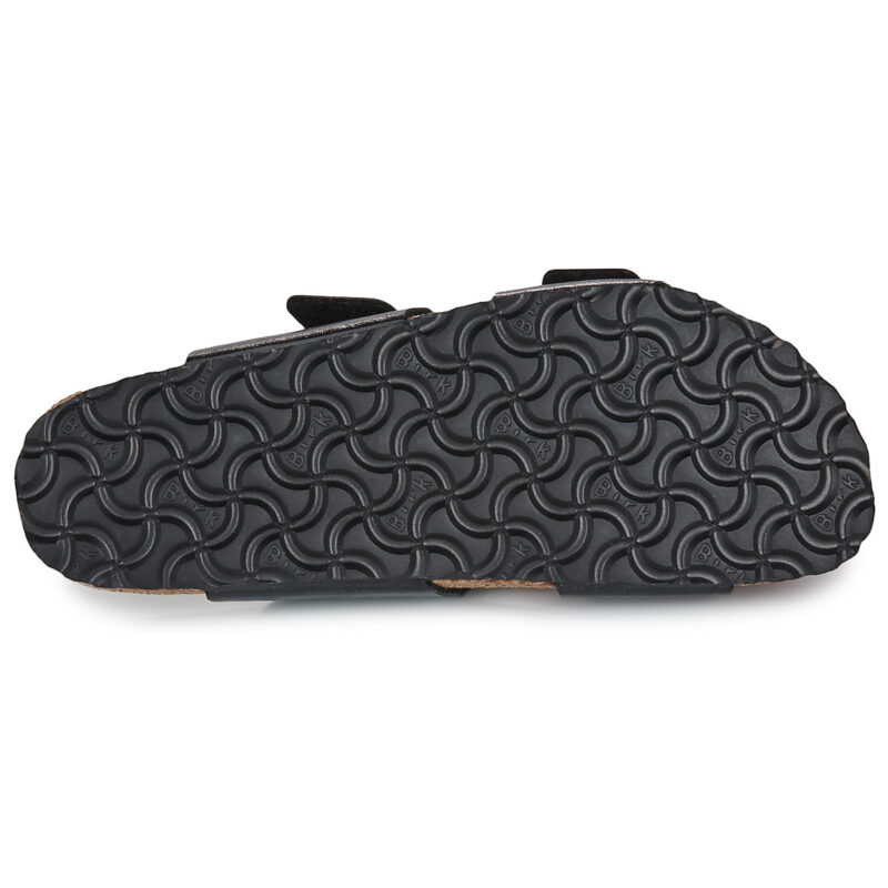 BIRKENSTOCK Sydney Cushion Buckle Leder / Braun / Lakritz / Schmal Schwarz Damen Clogs - 7