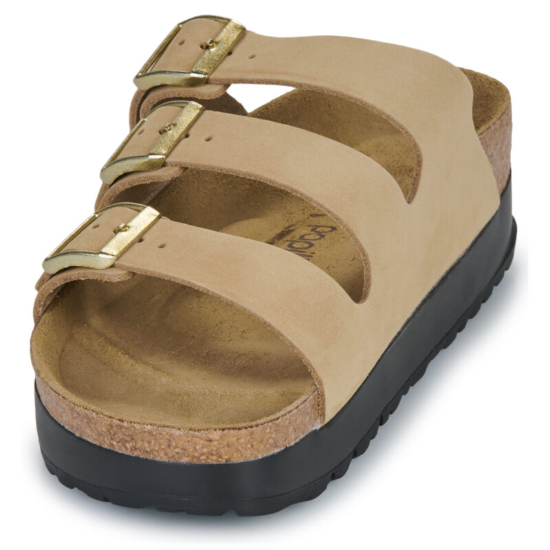 Papillio Florida III Flex Platform Nubuck Beige Ciabatta Donna - 3