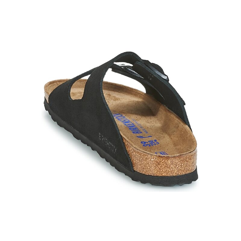 BIRKENSTOCK Arizona Soft Footbed Nero / Regular Nero Ciabatta Donna - 5