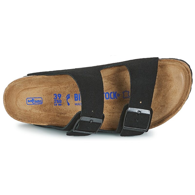 BIRKENSTOCK Arizona Soft Footbed Nero / Regular Nero Ciabatta Donna - 6