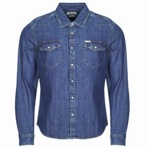 Camicia a maniche lunghe uomo Guess  GJ SLIM LS DENIM  Blu Guess 7618391184617