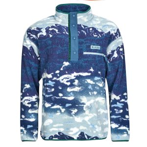 Felpa uomo Columbia  HELVETIA II PRINTED HALF SNAP FLEECE  Verde Columbia 198711221002