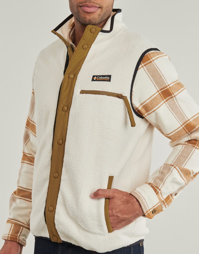 Felpa Columbia HELVETIA II VEST Beige Felpe Uomo - 5