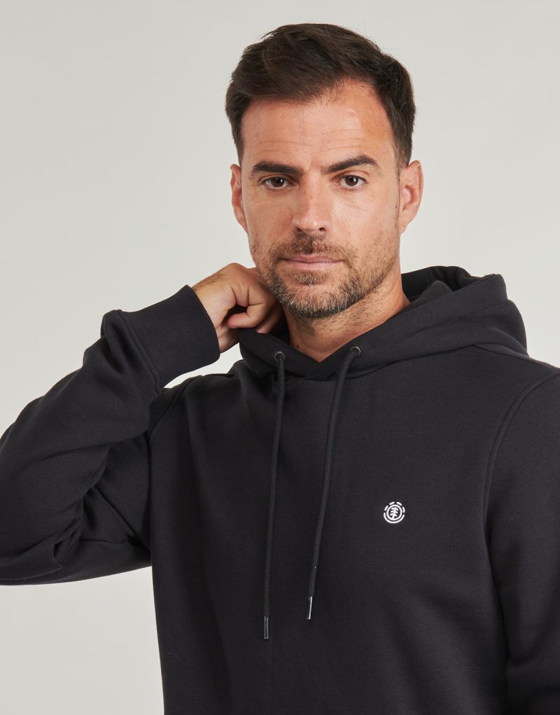 Felpe con cappuccio Element ICON EMBROIDERY PO Nero Felpe con cappuccio Uomo - 5