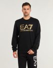 Felpe Emporio Armani EA7 TRAIN LOGO SERIES M T-TOP CN BIG LOGO - TRAIN LOGO SERIES M T-TO Nero Felpe Uomo - 2