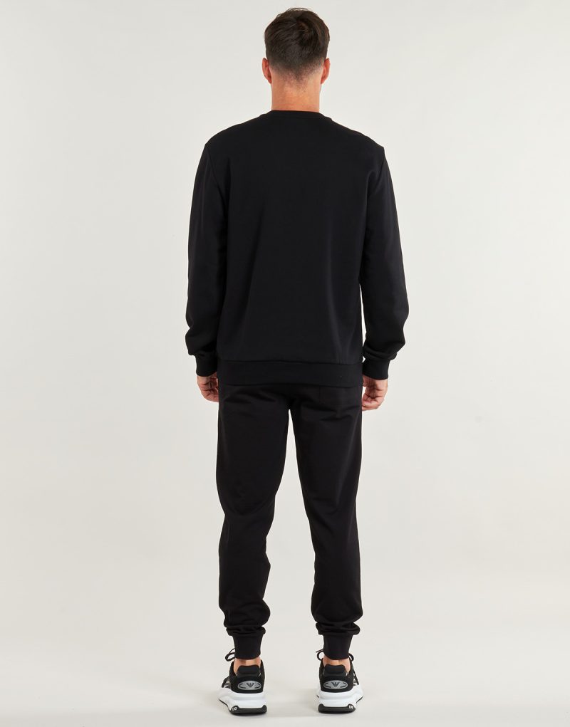 Felpe Emporio Armani EA7 TRAIN LOGO SERIES M T-TOP CN BIG LOGO - TRAIN LOGO SERIES M T-TO Nero Felpe Uomo - 4