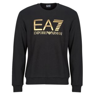 Felpa uomo Emporio Armani EA7  TRAIN LOGO SERIES M T-TOP CN BIG LOGO - TRAIN LOGO SERIES M T-TO  Nero Emporio Armani EA7 8033995835199