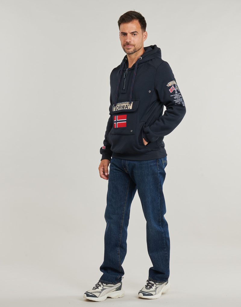 Geographical Norway GYMCLASS Marine Sweater Men's Sweaters - 3