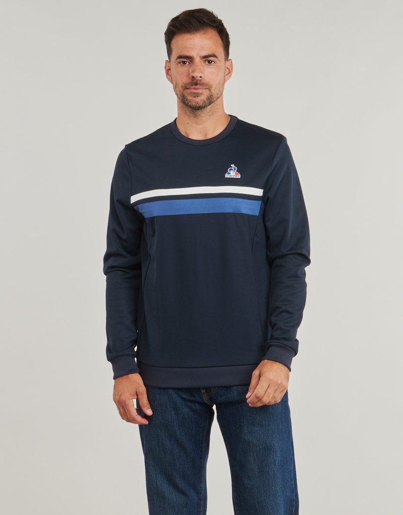 Felpe Le Coq Sportif HERITAGE SP Crew SWEAT N°1 M Marine Felpe Uomo - 2