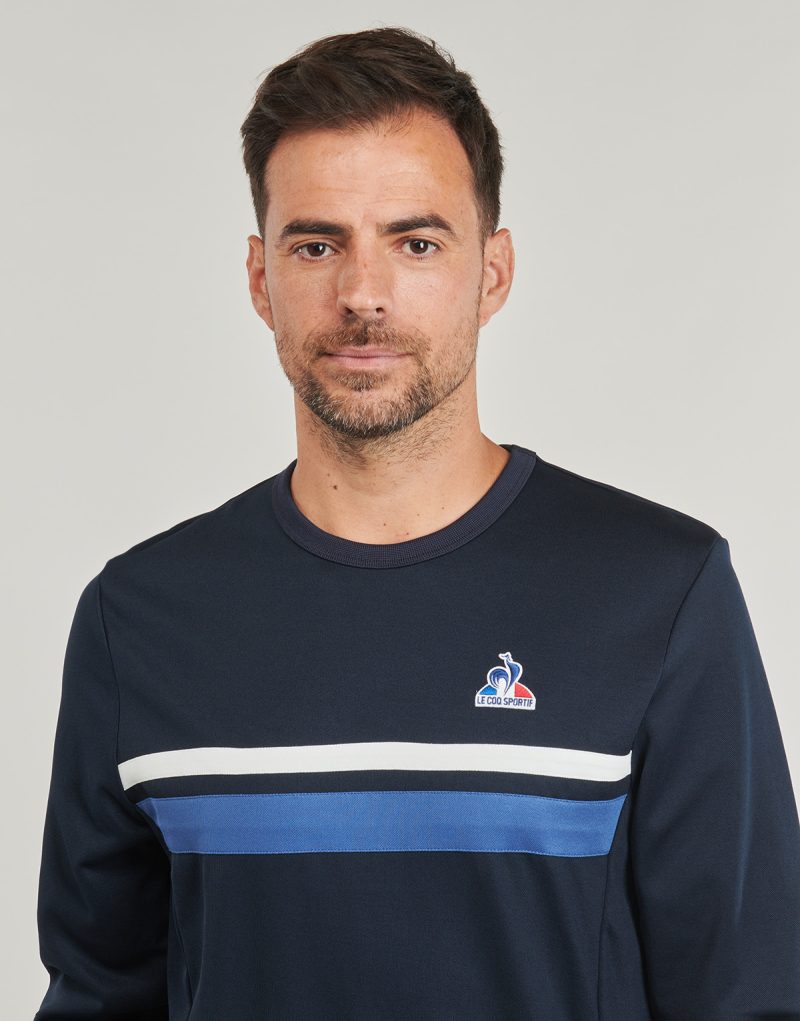 Felpe Le Coq Sportif HERITAGE SP Crew SWEAT N°1 M Marine Felpe Uomo - 5
