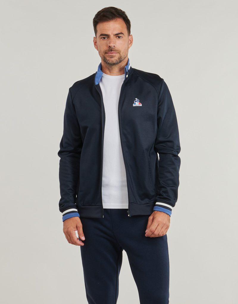 Felpe Le Coq Sportif HERITAGE SP FZ SWEAT Marine Felpe Uomo - 2