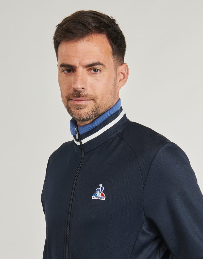 Felpe Le Coq Sportif HERITAGE SP FZ SWEAT Marine Felpe Uomo - 5