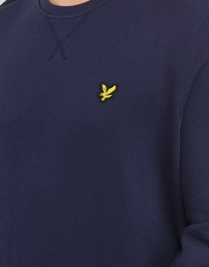 Felpe Lyle & Scott Crew Neck Sweatshirt Blu Felpe Uomo - 5