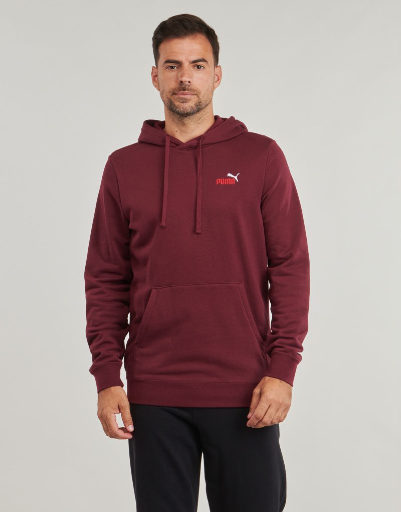 Felpe con cappuccio Puma ESS 2 COLOR Small No. 1 Logo Hoodie TR Bordeaux Felpe con cappuccio Uomo - 2