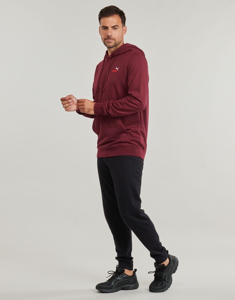 Felpe con cappuccio Puma ESS 2 COLOR Small No. 1 Logo Hoodie TR Bordeaux Felpe con cappuccio Uomo - 3