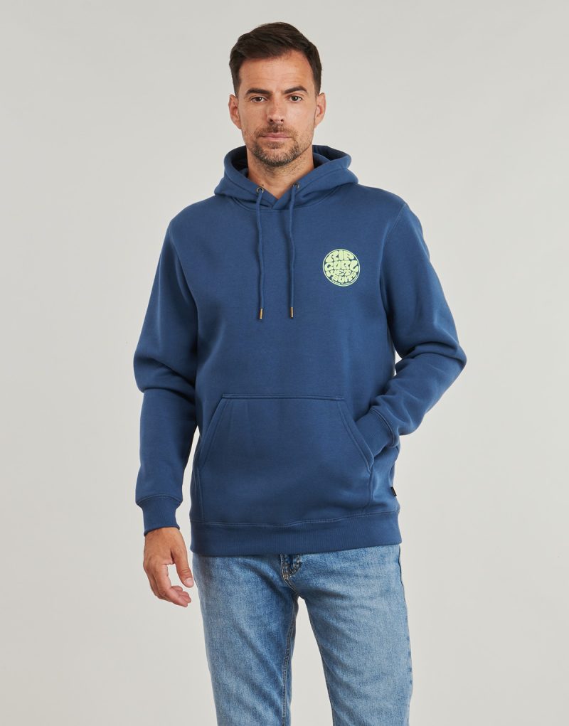 Felpe con cappuccio Rip Curl WETSUIT ICON HOOD Blu Felpe con cappuccio Uomo - 2
