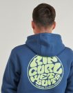 Felpe con cappuccio Rip Curl WETSUIT ICON HOOD Blu Felpe con cappuccio Uomo - 5