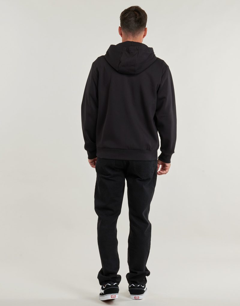 Sudadera con capucha Vans LEFT CHEST FZ PO negra para hombre - 4