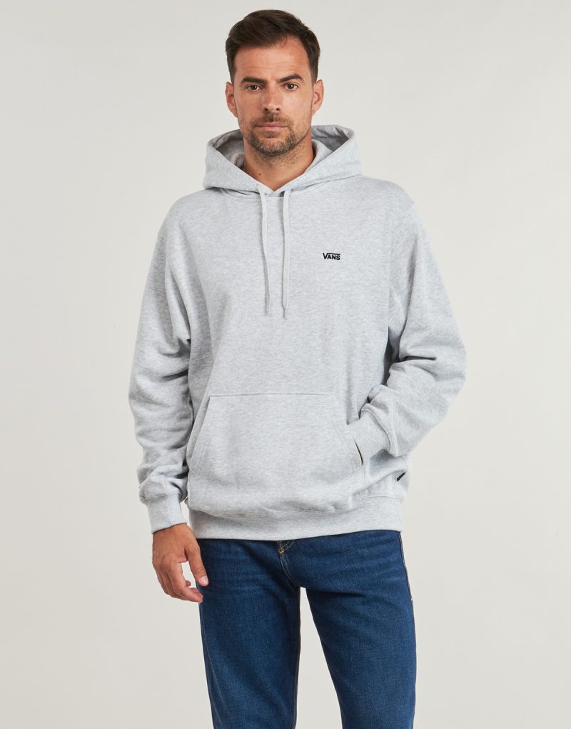 Sweat &agrave; capuche Vans LEFT CHEST II LOOSE PO gris pour homme - 2