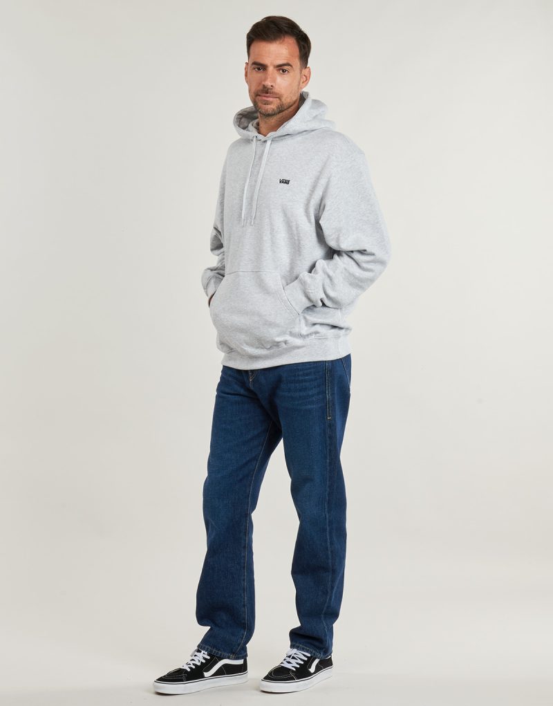 Sweat &agrave; capuche Vans LEFT CHEST II LOOSE PO gris pour homme - 3