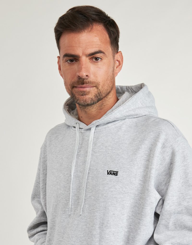 Sweat &agrave; capuche Vans LEFT CHEST II LOOSE PO gris pour homme - 5