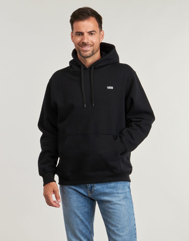 Felpe con cappuccio Vans LEFT CHEST II LOOSE PO Nero Felpe con cappuccio Uomo - 2