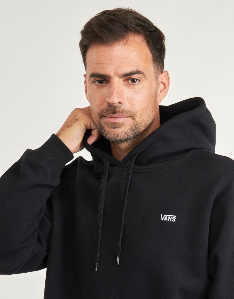 Felpe con cappuccio Vans LEFT CHEST II LOOSE PO Nero Felpe con cappuccio Uomo - 5