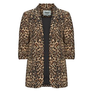Giacca    ONLELLY 3/4 LIFE BLAZER AOP  Marrone