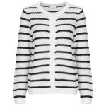 Vila       VIDALO O-NECK  Bianco Gilet / Cardigan Donna