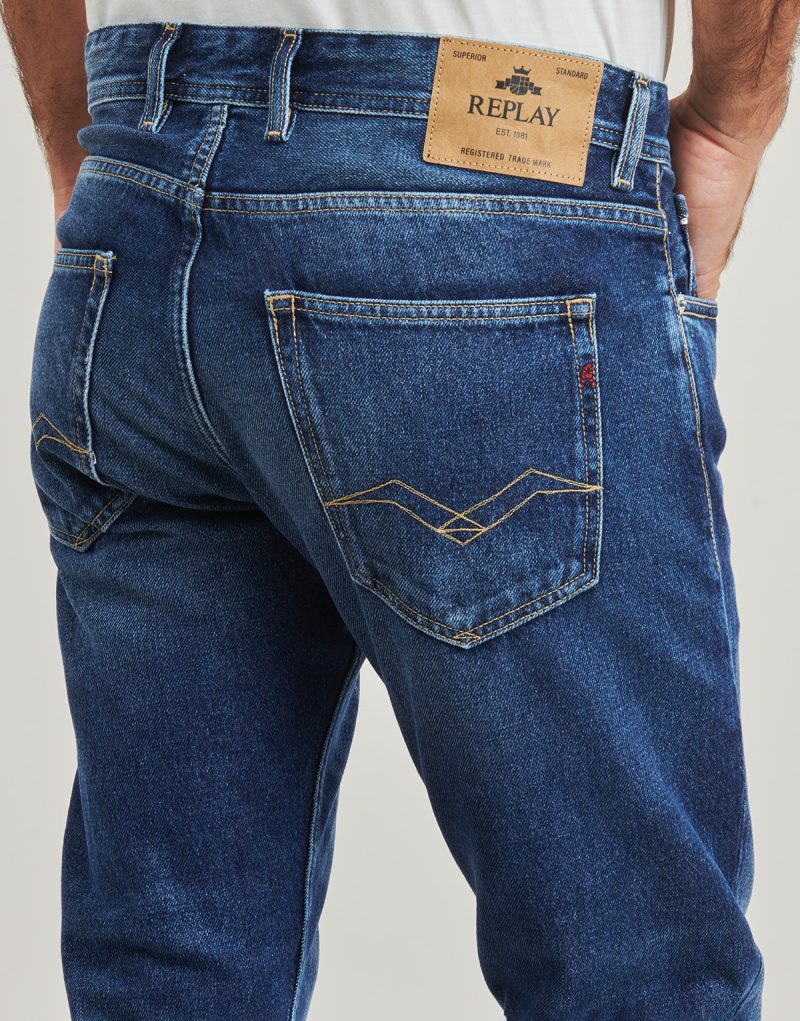 Replay Jeans GROVER 99 DENIM Blaue Herrenjeans - 5
