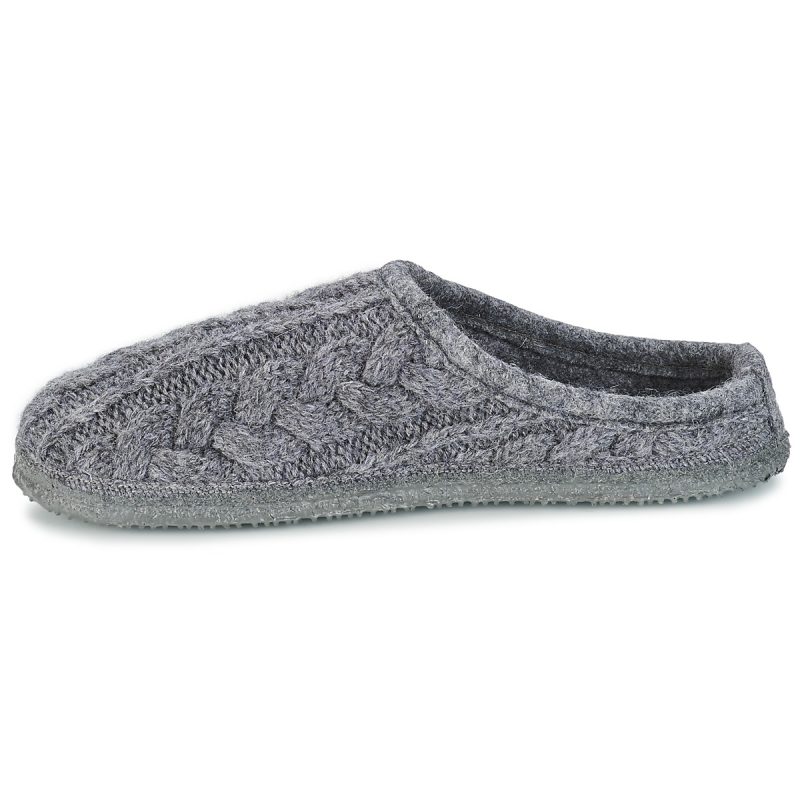 Giesswein  NEUDAU  Grigio -  Pantofole Uomo - 4