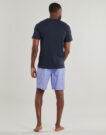 Completi pigiami Emporio Armani SHORT PYJAMA SET AF18543 Blu Completi pigiami Uomo - 4