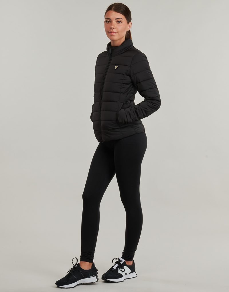 Piumino Guess SOLID HEAVY DIANN PUFFER JACKET Nero Piumini Donna - 3