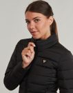 Piumino Guess SOLID HEAVY DIANN PUFFER JACKET Nero Piumini Donna - 5