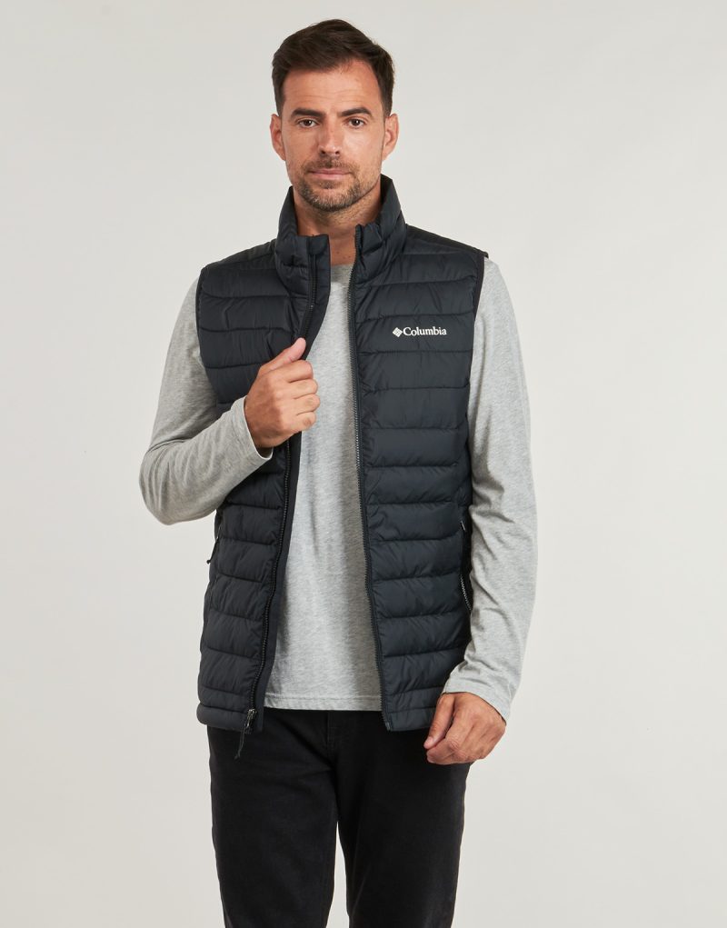Piumino Columbia POWDER LITE II VEST Nero Piumini Uomo - 2