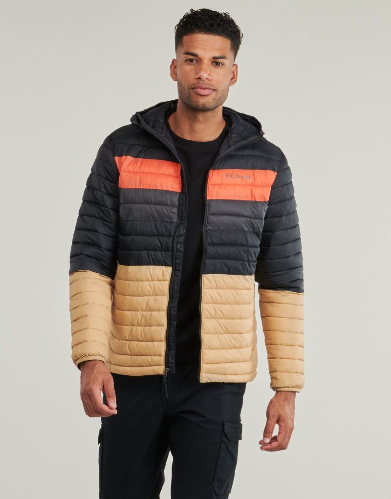 Doudoune &agrave; capuche Columbia POWDER PASS multicolore pour homme - Taille 2