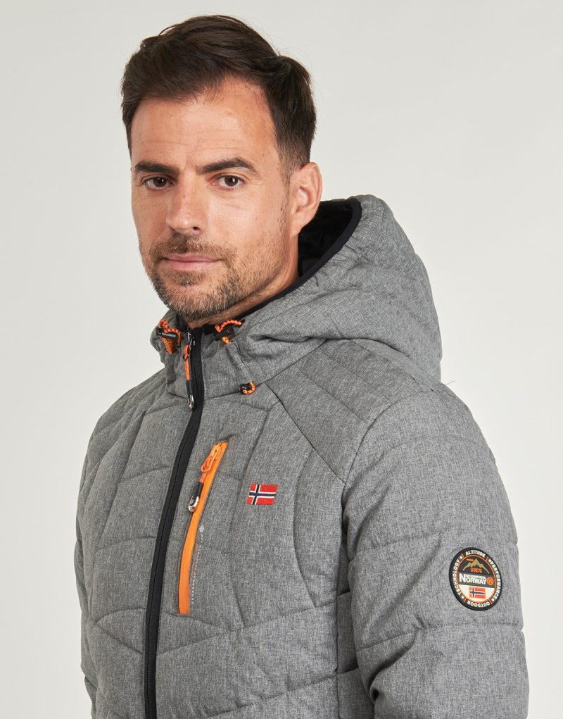 Geographical Norway BOLCHEVIC Down Jacket Grey Men's Down Jackets - 5