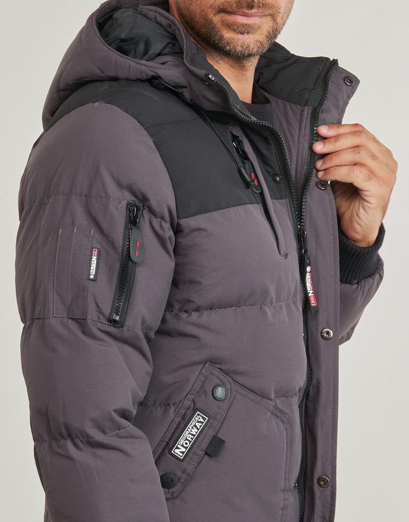 Piumino  Geographical Norway  VOLVA  Grigio -  Piumini Uomo - 5