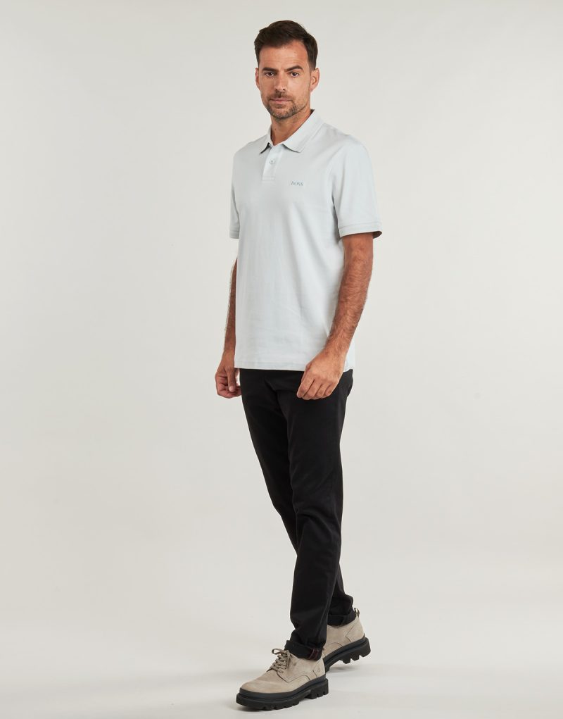Polo BOSS Pe_Interlock Grey Men's Polo - 3