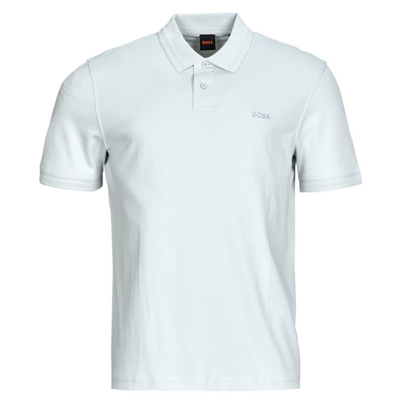 Polo BOSS Pe_Interlock Grey Men's Polo - 1