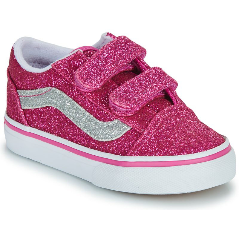 Scarpe bambini ragazza Vans  Old Skool V  Rosa Vans 197804514526